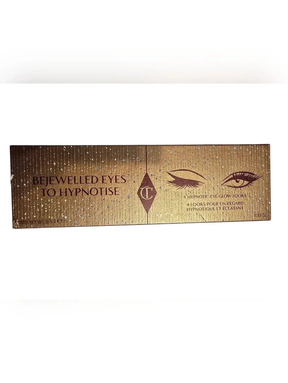 Charlotte Tilbury Bejewelled Eyes To Hypnotize Gold Eyeshadow Palette Rare